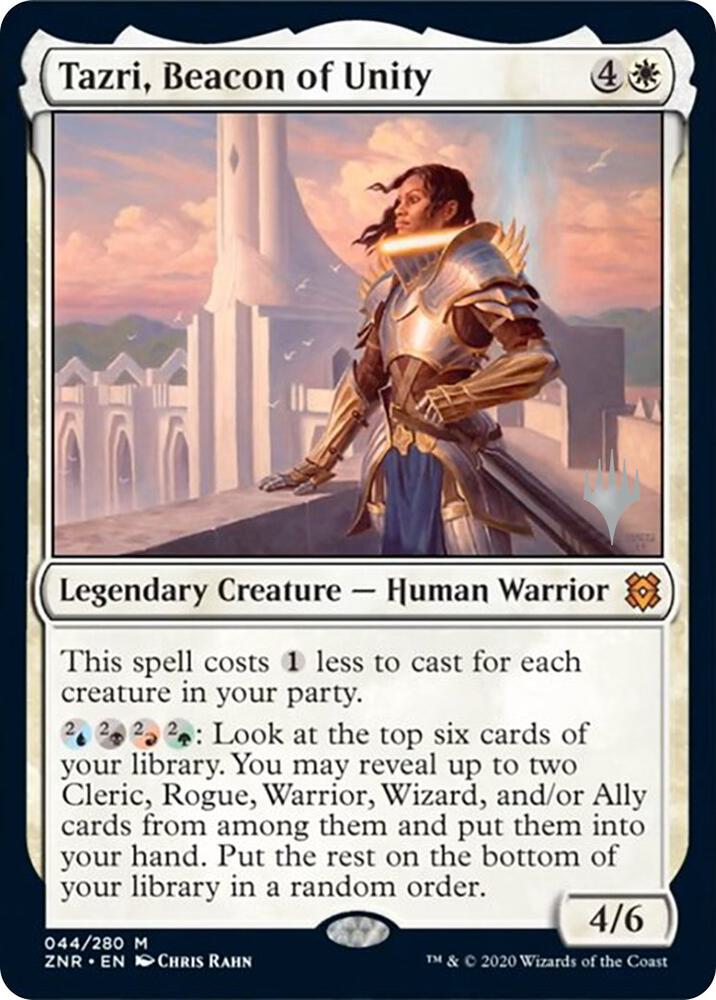 Tazri Beacon of Unity 44p/169 (Promo Pack: Zendikar Rising)  | Chromatic Games