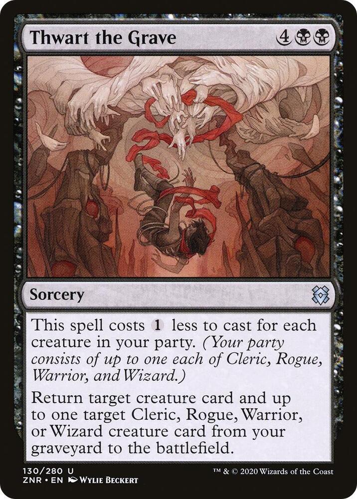 Thwart the Grave 130 (Zendikar Rising)  | Chromatic Games