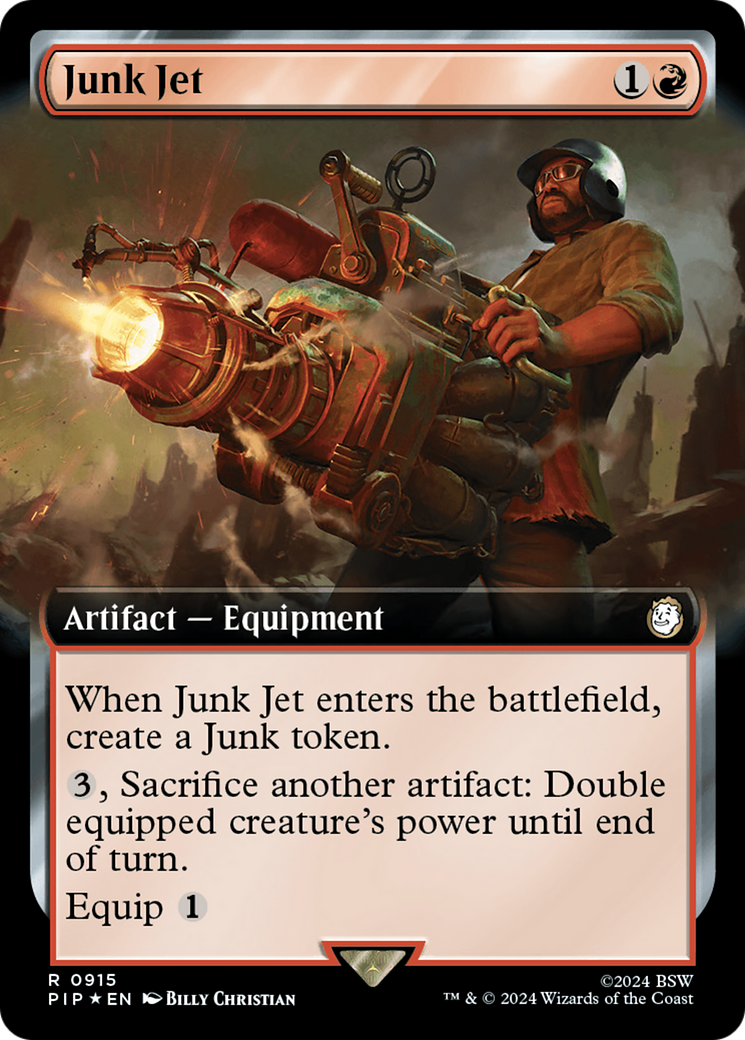 Junk Jet (Extended Art) (Surge Foil) [Fallout] | Chromatic Games