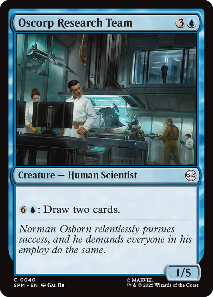 Oscorp Research Team [Marvel's Spider-Man] | Chromatic Games