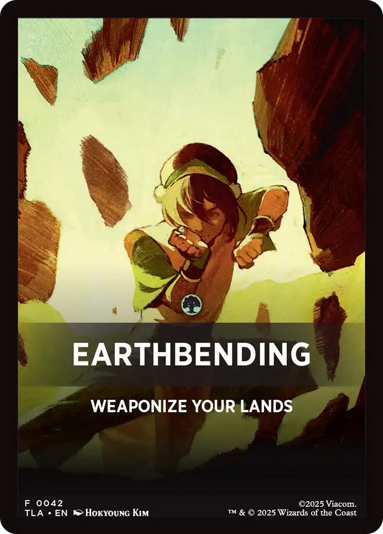 Earthbending Theme Card (0042) [Avatar: The Last Airbender Tokens] | Chromatic Games