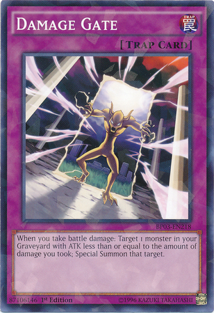 Damage Gate [BP03-EN218] Shatterfoil Rare | Chromatic Games