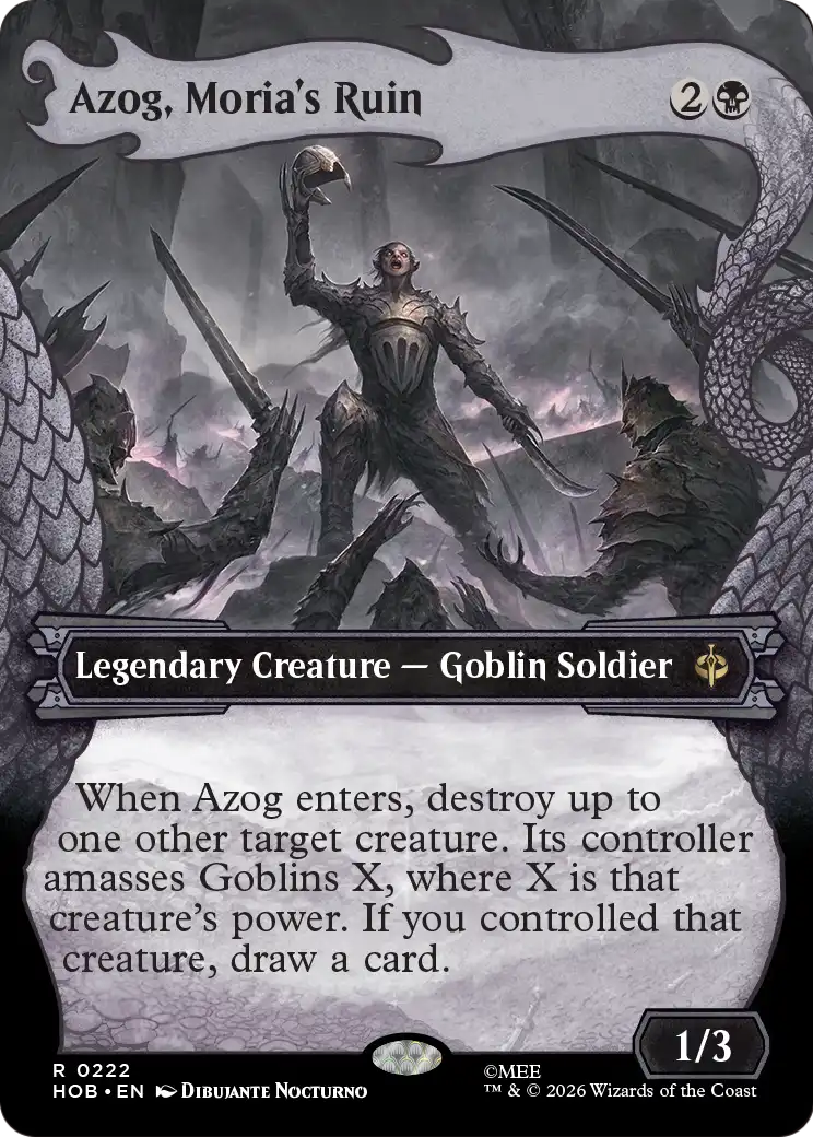 Azog, Moria's Ruin (Showcase) [The Hobbit] | Chromatic Games
