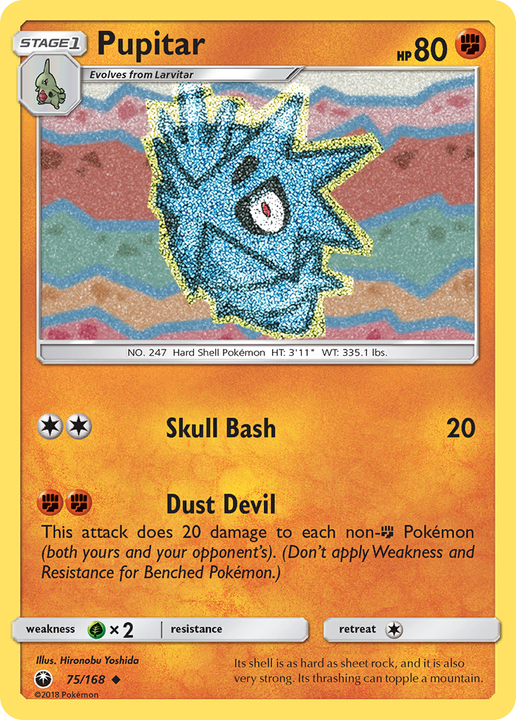 Pupitar (75/168) [Sun & Moon: Celestial Storm] | Chromatic Games