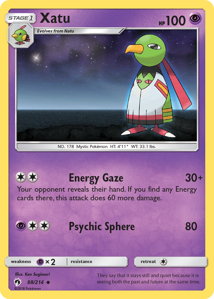 Xatu (88/214) [Sun & Moon: Lost Thunder] | Chromatic Games