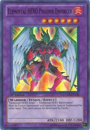Elemental HERO Phoenix Enforcer [LCGX-EN138] Super Rare | Chromatic Games