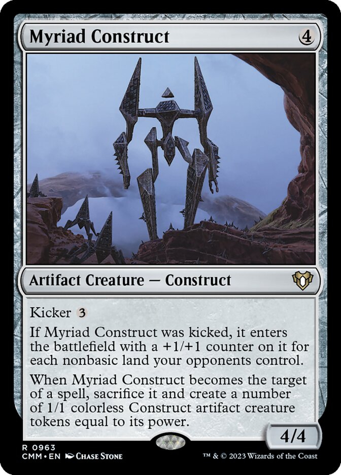 Myriad Construct 963/451 (Commander Masters)  | Chromatic Games