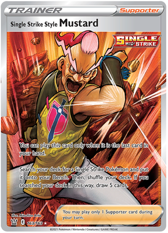 Single Strike Style Mustard (163/163) [Sword & Shield: Battle Styles] | Chromatic Games