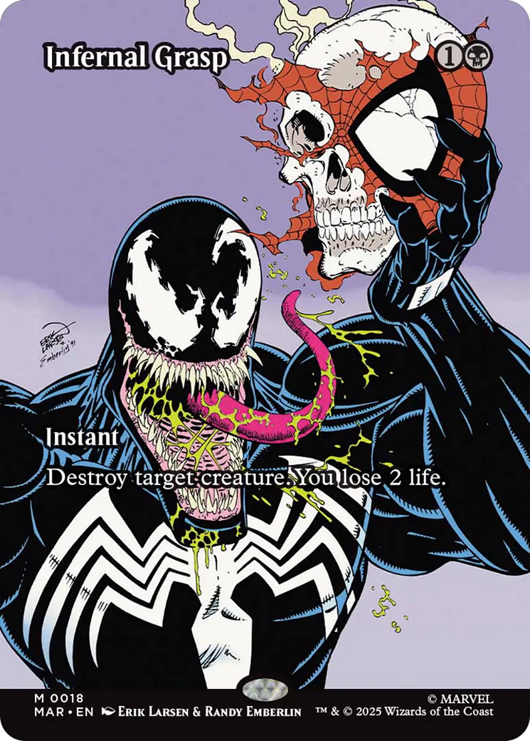 Infernal Grasp (Borderless) [Marvel's Spider-Man: Eternal-Legal] | Chromatic Games