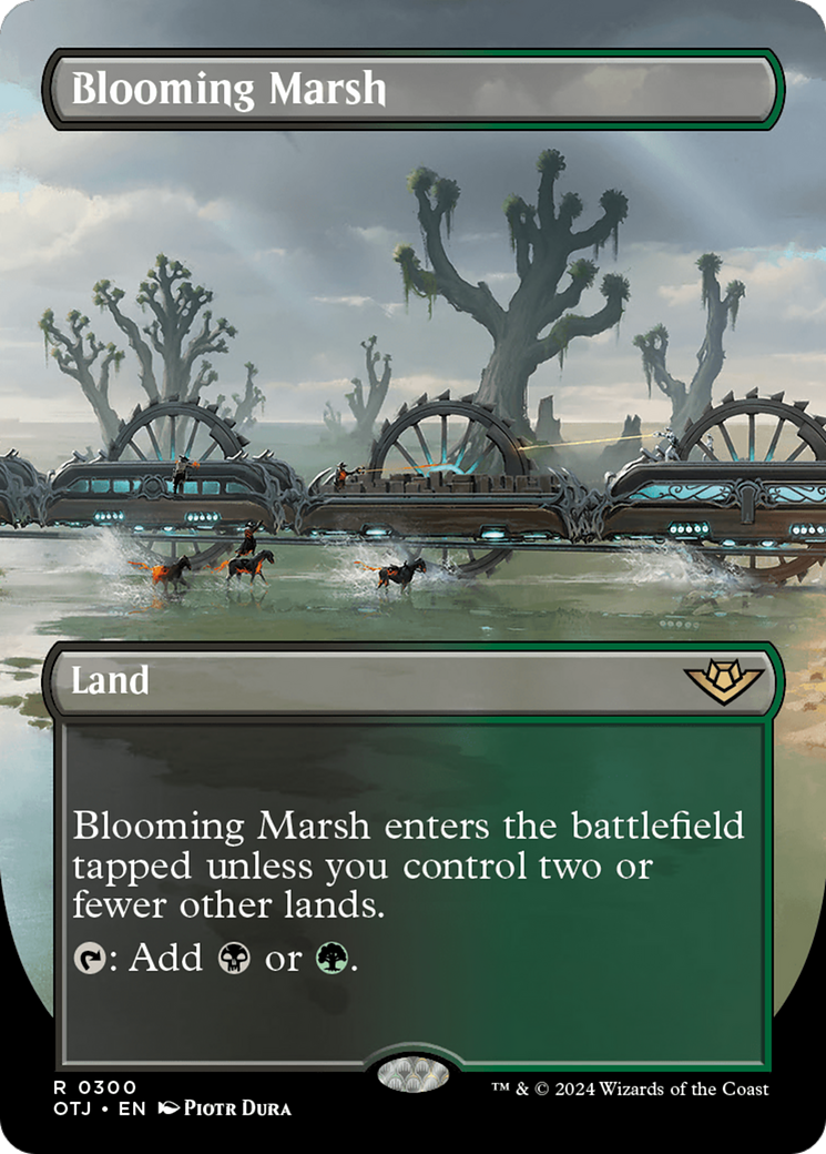 Blooming Marsh (Borderless) [Outlaws of Thunder Junction] | Chromatic Games