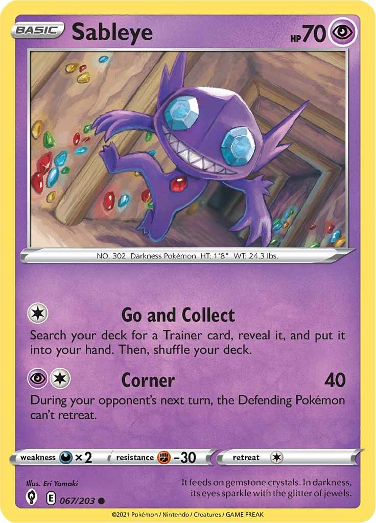 Sableye (067/203) [Sword & Shield: Evolving Skies] | Chromatic Games