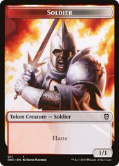 Copy // Soldier Double-Sided Token (Surge Foil) [Marvel Super Heroes Commander Tokens] | Chromatic Games