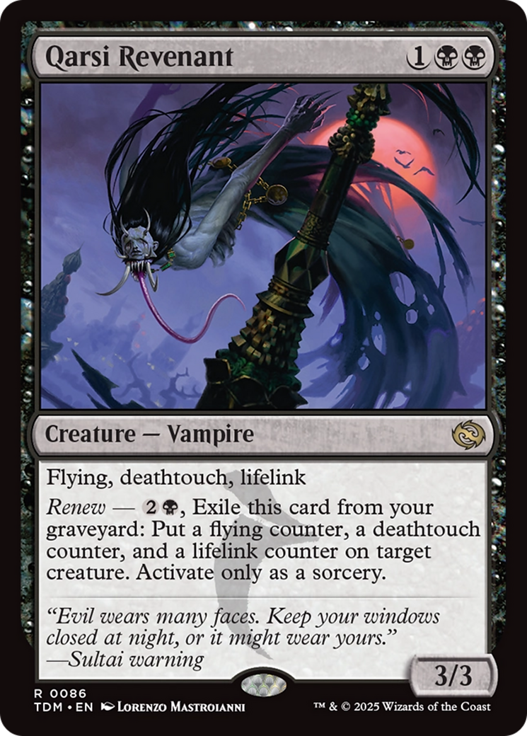 Qarsi Revenant [Tarkir: Dragonstorm] | Chromatic Games
