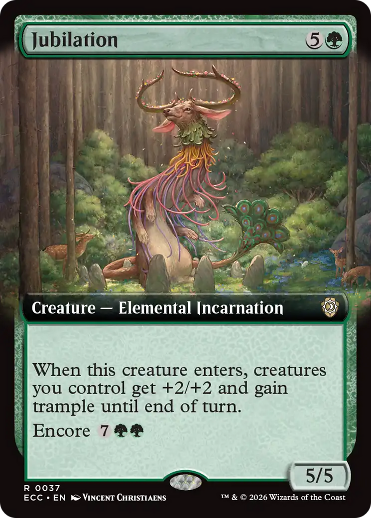 Jubilation (Extended Art) [Lorwyn Eclipsed Commander] | Chromatic Games