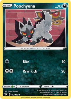 Poochyena (103/185) [Sword & Shield: Vivid Voltage] | Chromatic Games