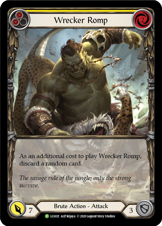 Wrecker Romp (Yellow) [LGS021] (Promo)  Rainbow Foil | Chromatic Games