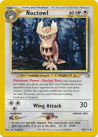 Noctowl (42/111) [Neo Genesis Unlimited] | Chromatic Games