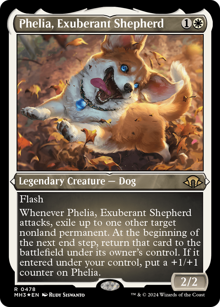 Phelia, Exuberant Shepherd (Foil Etched) [Modern Horizons 3] | Chromatic Games