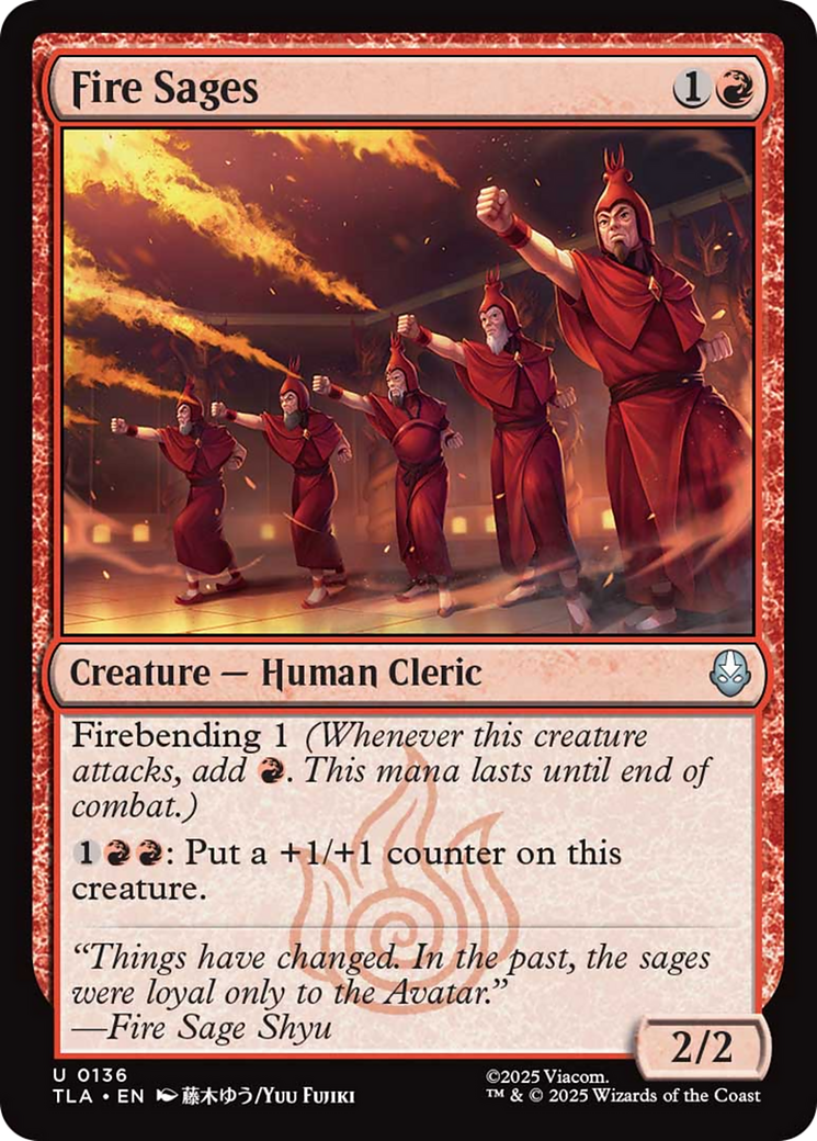 Fire Sages [Avatar: The Last Airbender] | Chromatic Games
