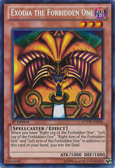 Exodia the Forbidden One [LCYW-EN306] Secret Rare | Chromatic Games