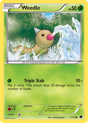 Weedle (1/116) [Black & White: Plasma Freeze] | Chromatic Games