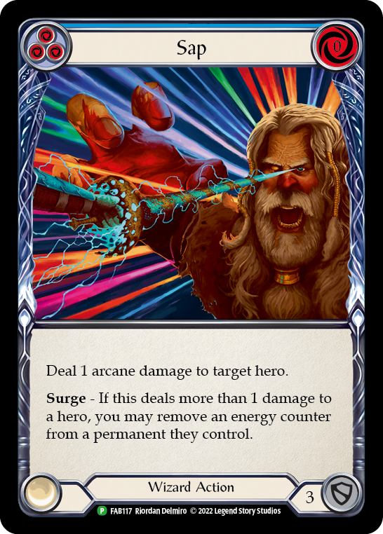 Sap (Blue) [FAB117] (Promo)  Rainbow Foil | Chromatic Games