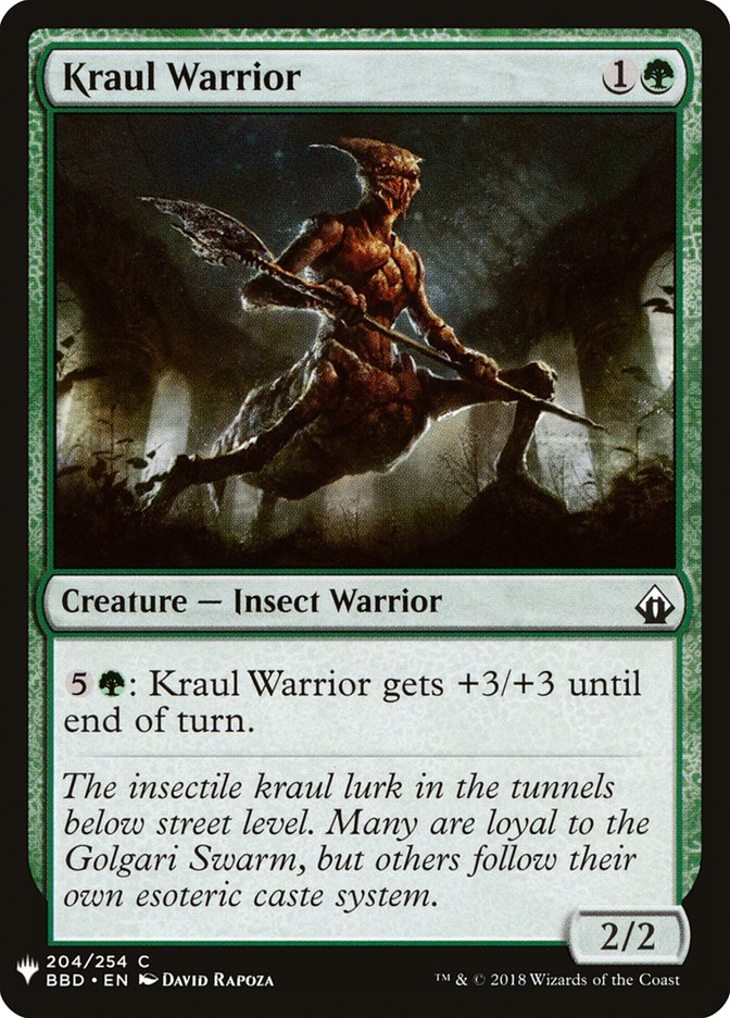 Kraul Warrior [Mystery Booster] | Chromatic Games