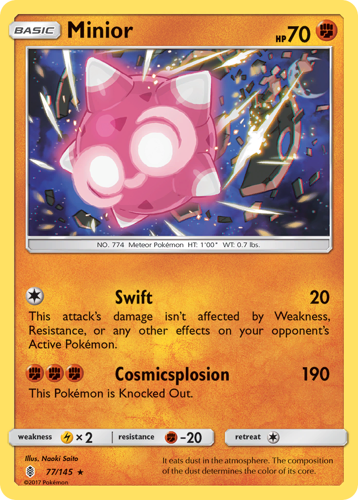 Minior (77/145) [Sun & Moon: Guardians Rising] | Chromatic Games