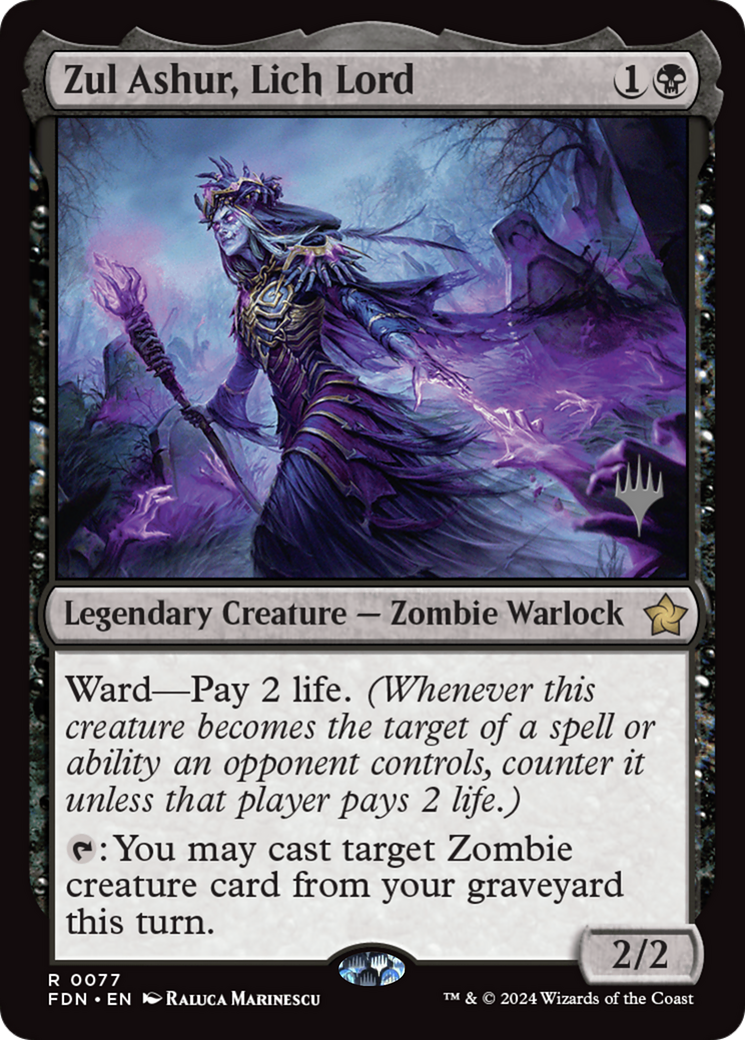 Zul Ashur, Lich Lord [Lorwyn Eclipsed Promos] | Chromatic Games