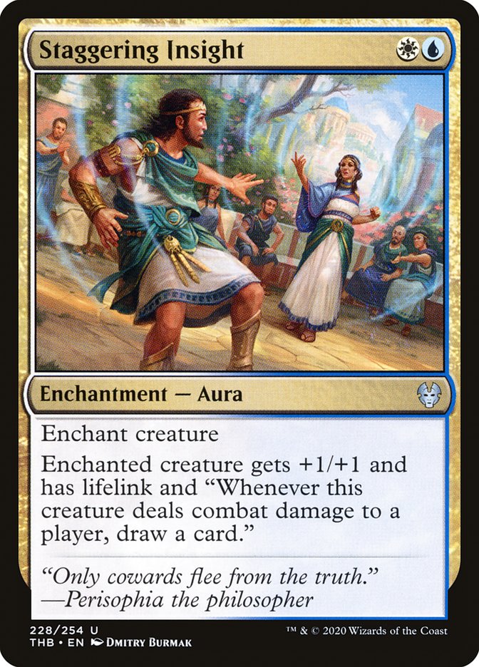 Staggering Insight 228/254 (Theros Beyond Death)  - Foil | Chromatic Games