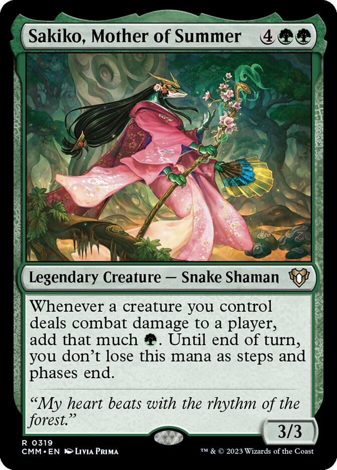 Sakiko, Mother of Summer 319 (Commander Masters)  | Chromatic Games
