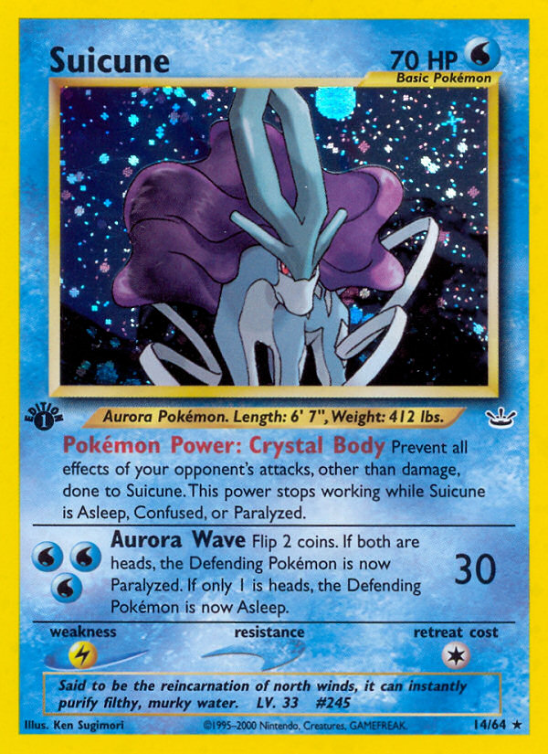 Suicune (14/64) [Neo Revelation 1st Edition] | Chromatic Games