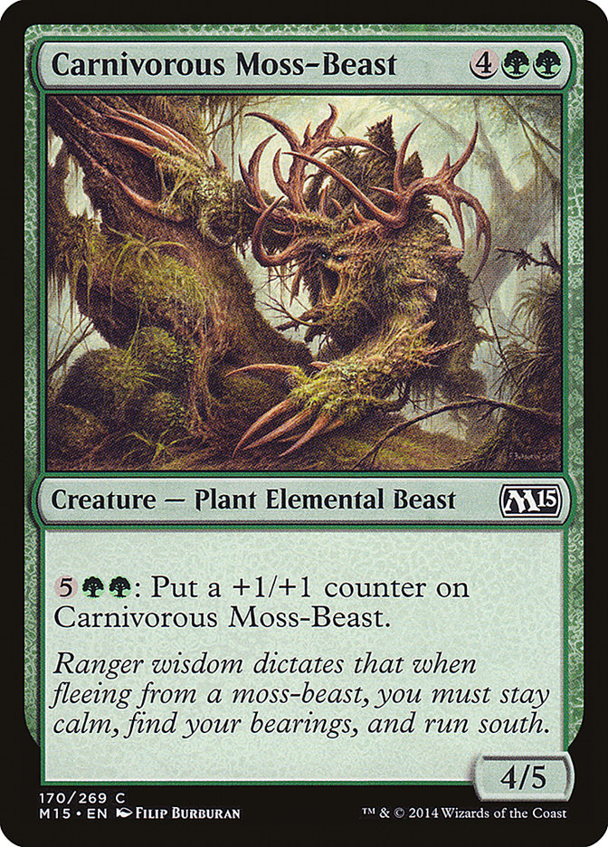 Carnivorous Moss Beast 170 (Magic 2015 (M15))  | Chromatic Games