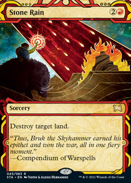 Stone Rain (Foil Etched) [Strixhaven: Mystical Archive] | Chromatic Games