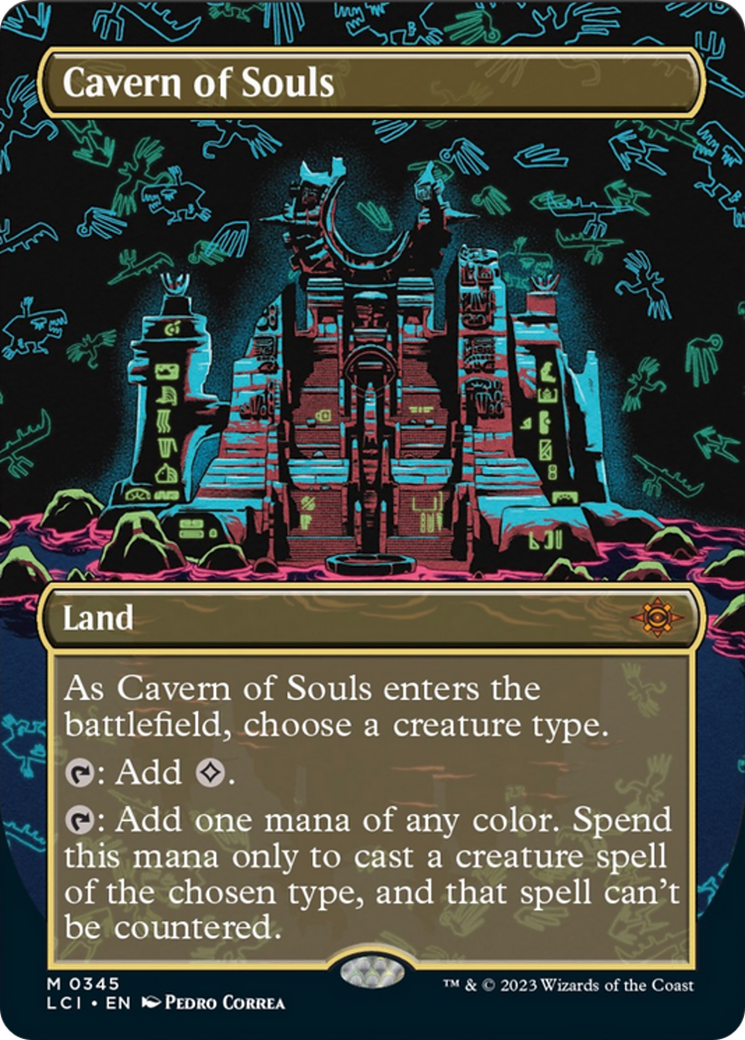 Cavern of Souls (0345) (Borderless) [The Lost Caverns of Ixalan] | Chromatic Games