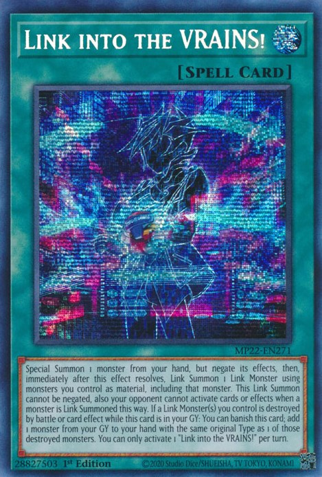Link into the VRAINS! [MP22-EN271] Prismatic Secret Rare | Chromatic Games