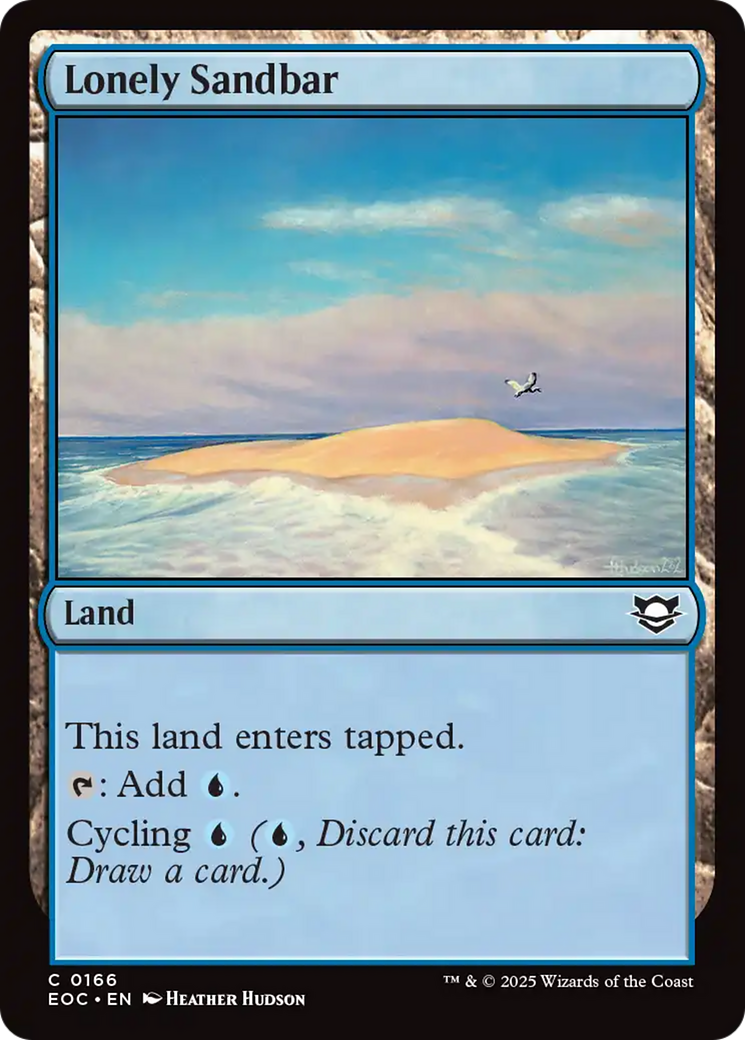 Lonely Sandbar [Edge of Eternities Commander] | Chromatic Games
