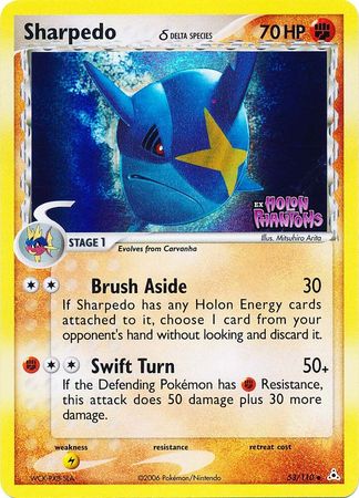 Sharpedo (53/110) (Delta Species) (Stamped) [EX: Holon Phantoms] | Chromatic Games