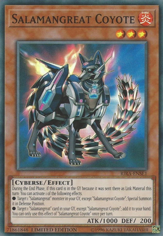 Salamangreat Coyote [RIRA-ENSE1] Super Rare | Chromatic Games