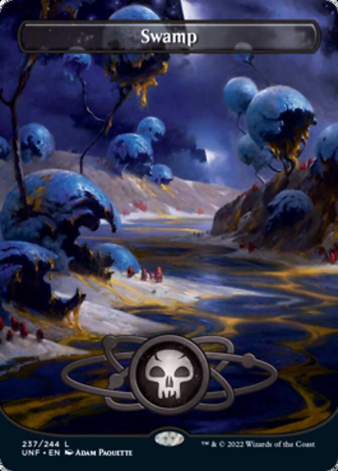 Swamp (237) (Planetary Space-ic Land) [Unfinity] | Chromatic Games