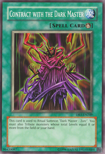 Contract with the Dark Master [DR1-EN249] Common | Chromatic Games