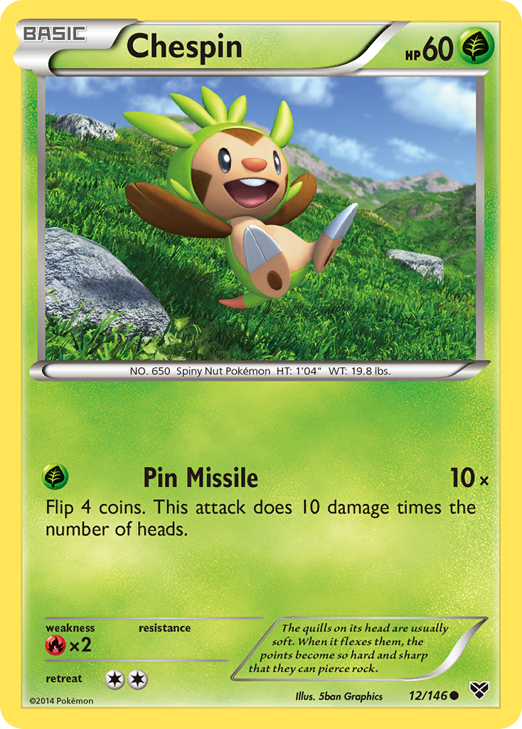 Chespin (12/146) [XY: Base Set] | Chromatic Games