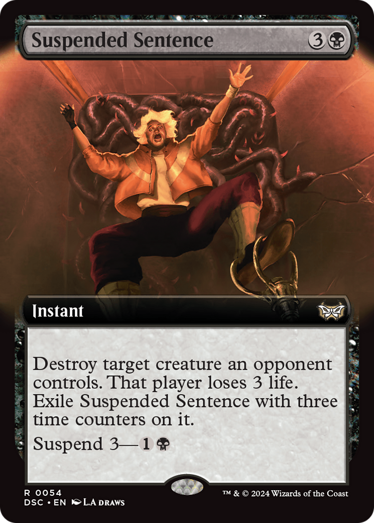 Suspended Sentence (Extended Art) [Duskmourn: House of Horror Commander] | Chromatic Games