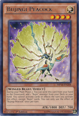 Bujingi Peacock [MP14-EN208] Rare | Chromatic Games