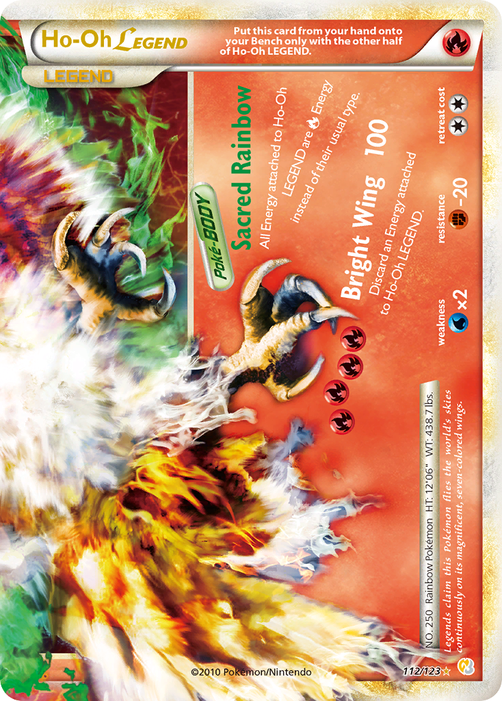 Ho-Oh LEGEND (112/123) [HeartGold & SoulSilver: Base Set] | Chromatic Games