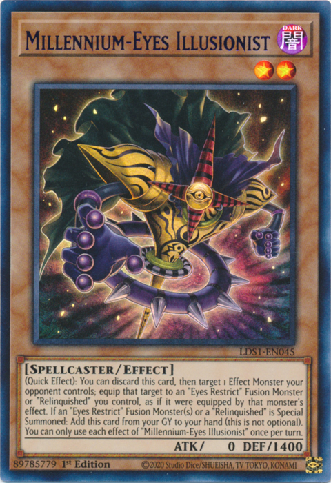 Millennium-Eyes Illusionist (Blue) [LDS1-EN045] Ultra Rare | Chromatic Games