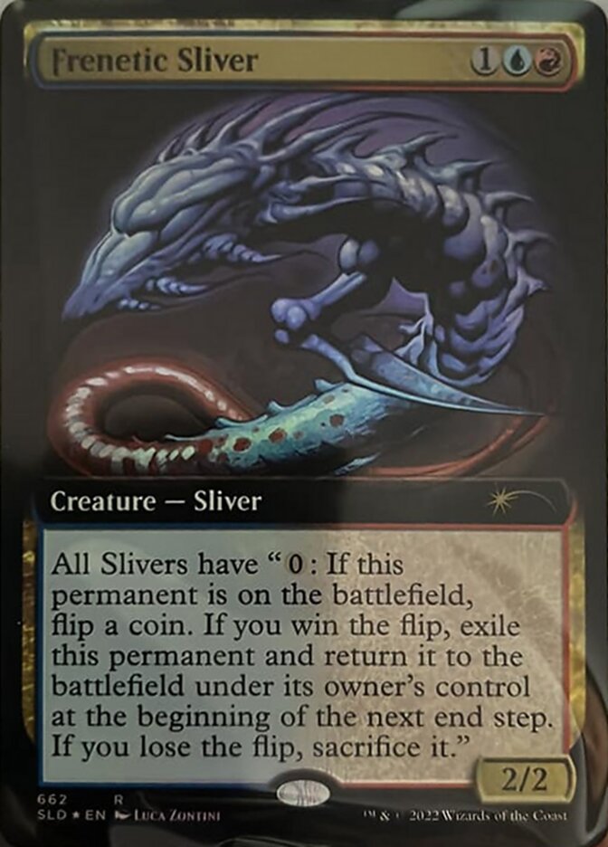 Frenetic Sliver (Extended Art) [Secret Lair Drop Promos] | Chromatic Games