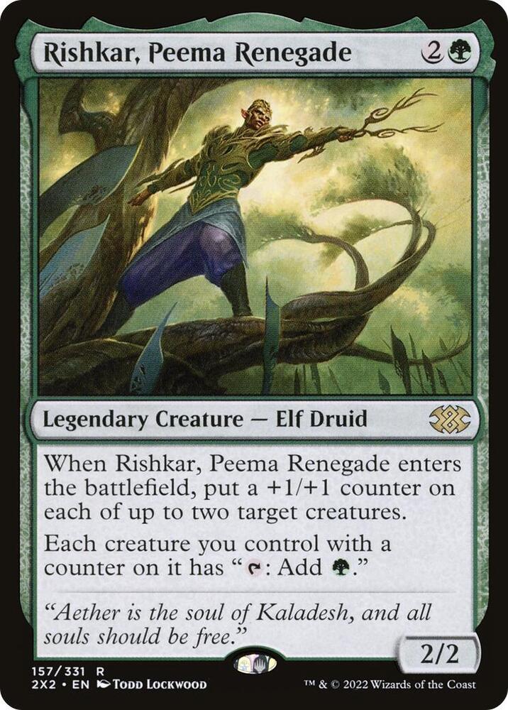 Rishkar Peema Renegade 157/331 (Double Masters 2022)  - Foil | Chromatic Games