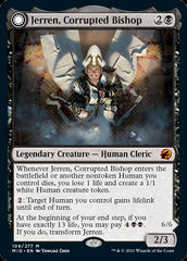 Jerren, Corrupted Bishop // Ormendahl, the Corrupted [Innistrad: Midnight Hunt] | Chromatic Games