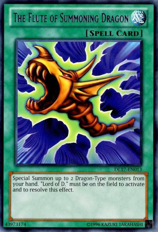 The Flute of Summoning Dragon (Purple) [DL17-EN013] Rare | Chromatic Games